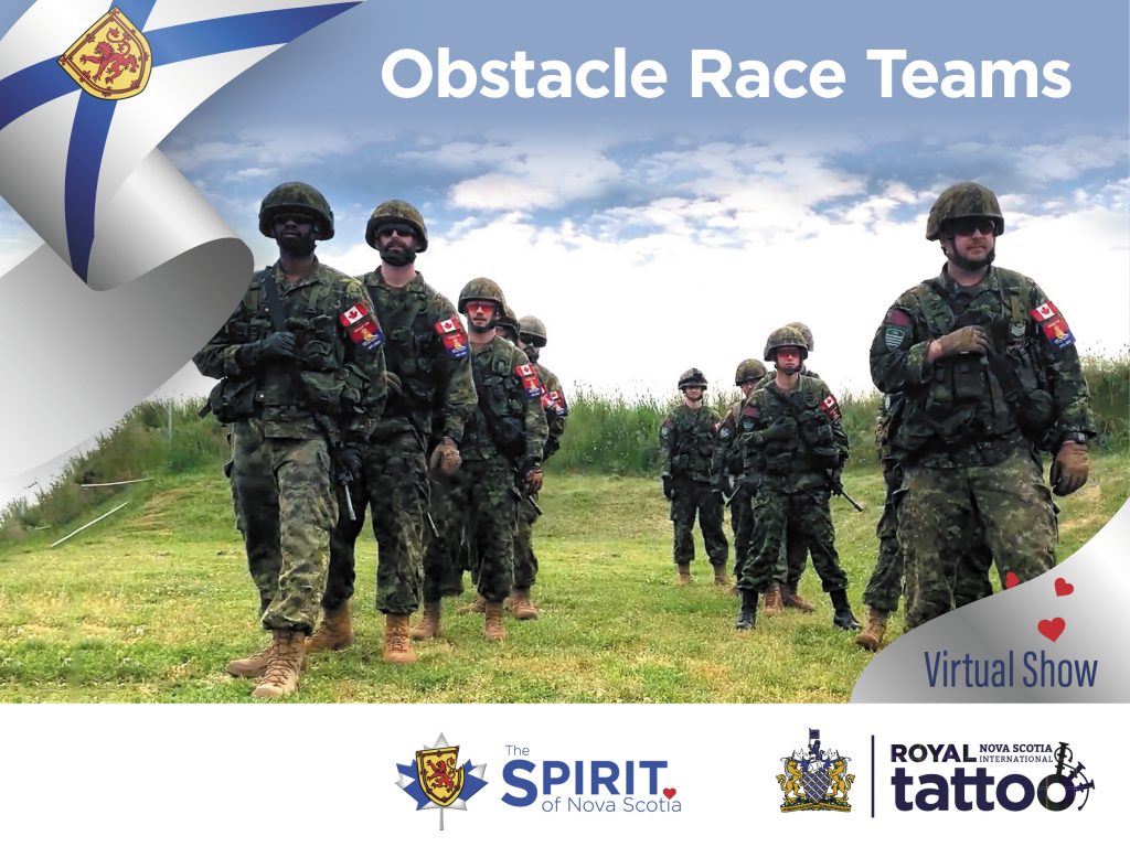 Obstacle Race Teams from the 1st Field Regiment 51 Battery, Halifax and the 84th Independent Field Battery, Yarmouth