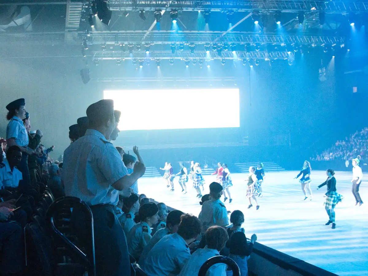 Cadets Dancing in Their Seats
