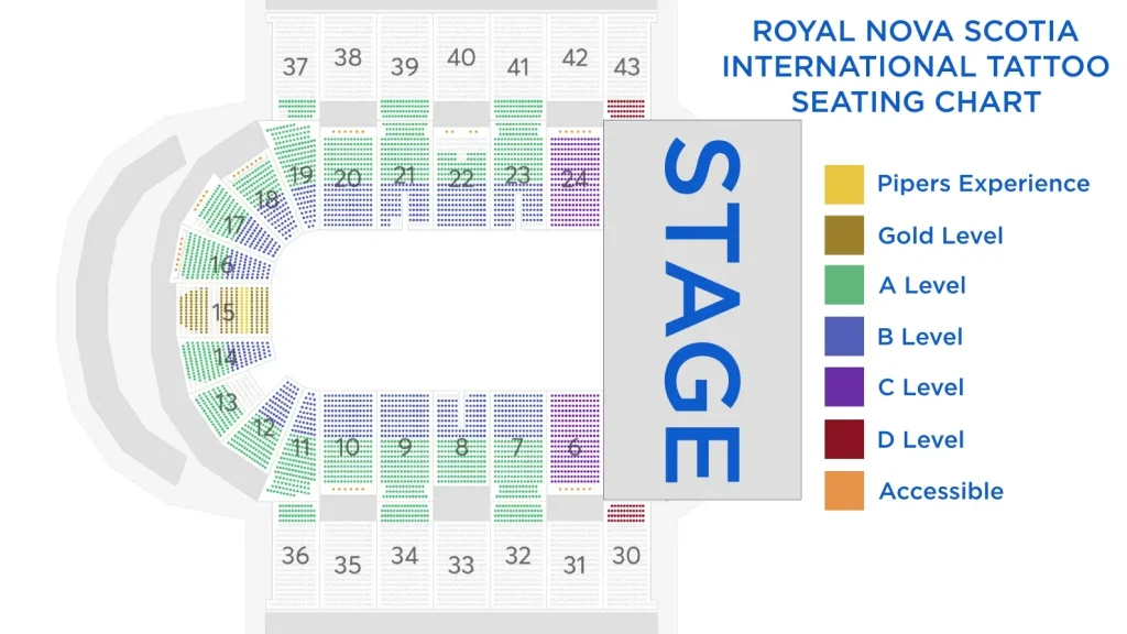 2026 Tattoo Seating Chart