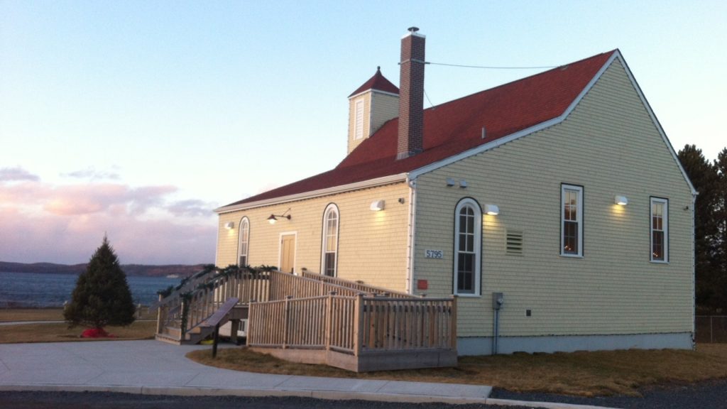 The Africville Museum building on the shores of Bedford Basin in Halifax, Nova Scotia, a national historic site honouring the Black Nova Scotian community